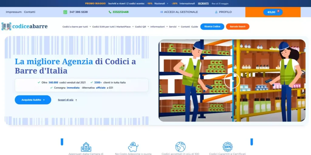 Codice a Barre Italia - NTY - Near To You SRL