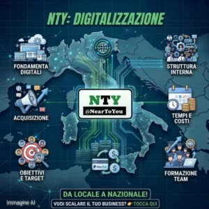 Infografica NTY sulla digitalizzazione aziendale: quanto costa un percorso serio